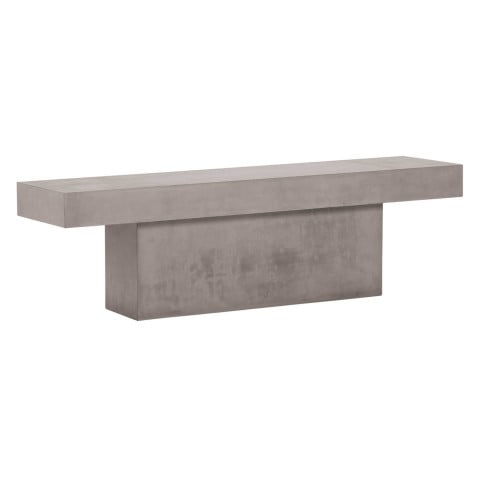Seasonal Living Perpetual Concrete T-Bench – Slate Gray  by Seasonal Living