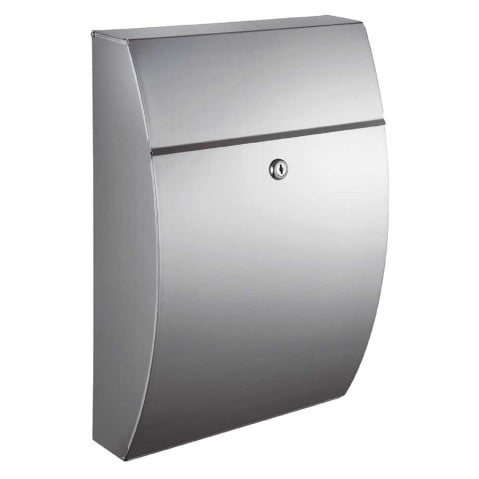 Glacial Locking Stainless Steel Mailbox  by Qualarc