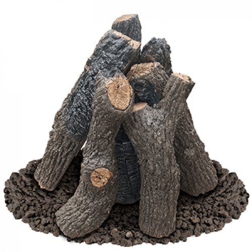 Fire Pit Logs Stones Lava Media And, Outdoor Gas Fire Pit Log Set