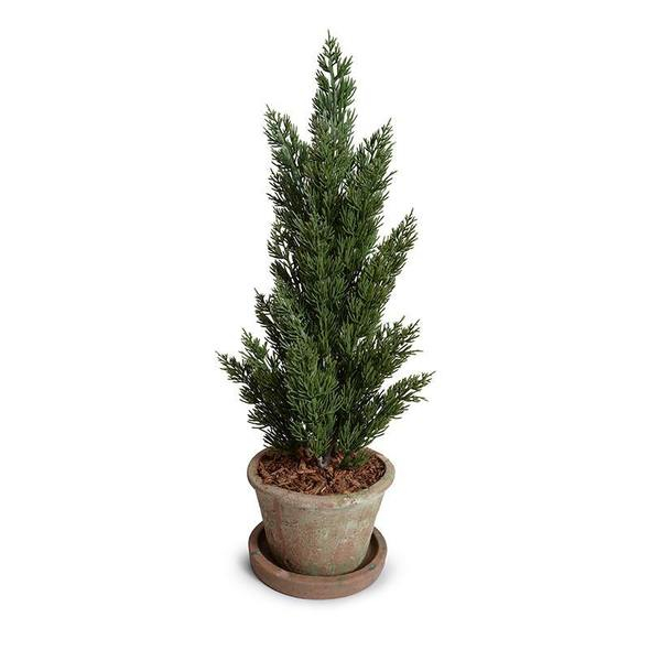 Enduraleaf 22 Inch Italian Cypress Tabletop Plant