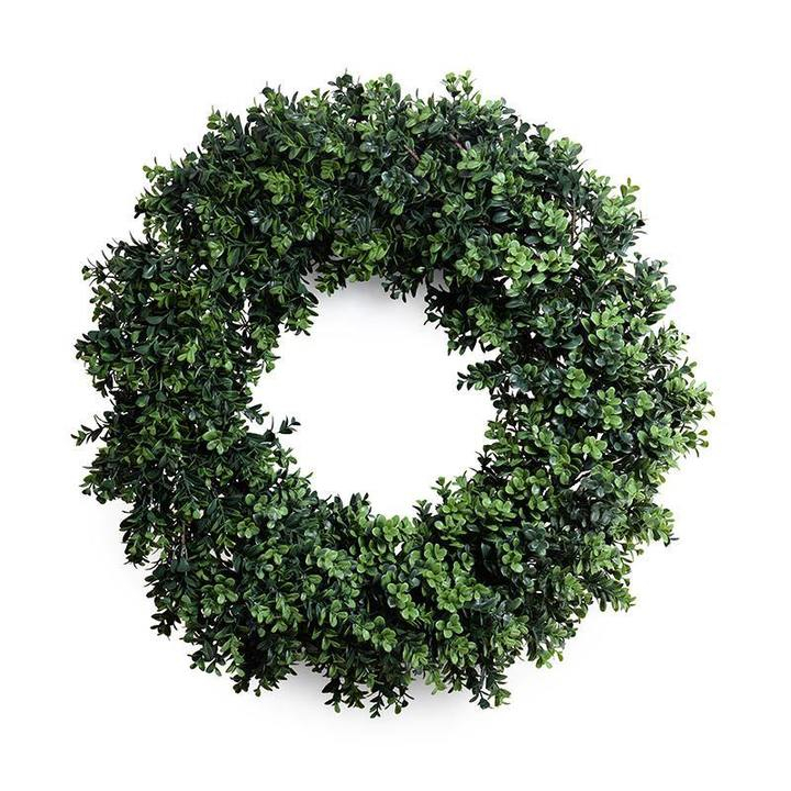 Enduraleaf 24 Inch Boxwood Shrub Wreath
