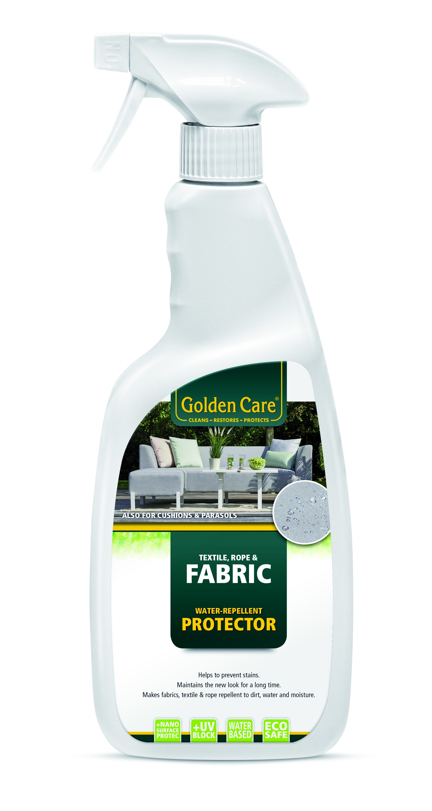 Golden Care Fabric & Upholstery Protector - 0.75 Liter