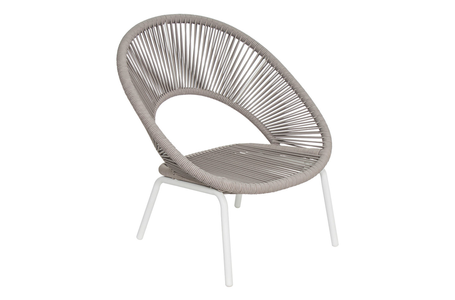 Seasonal Living Ionian Lounge Chair - White Frame