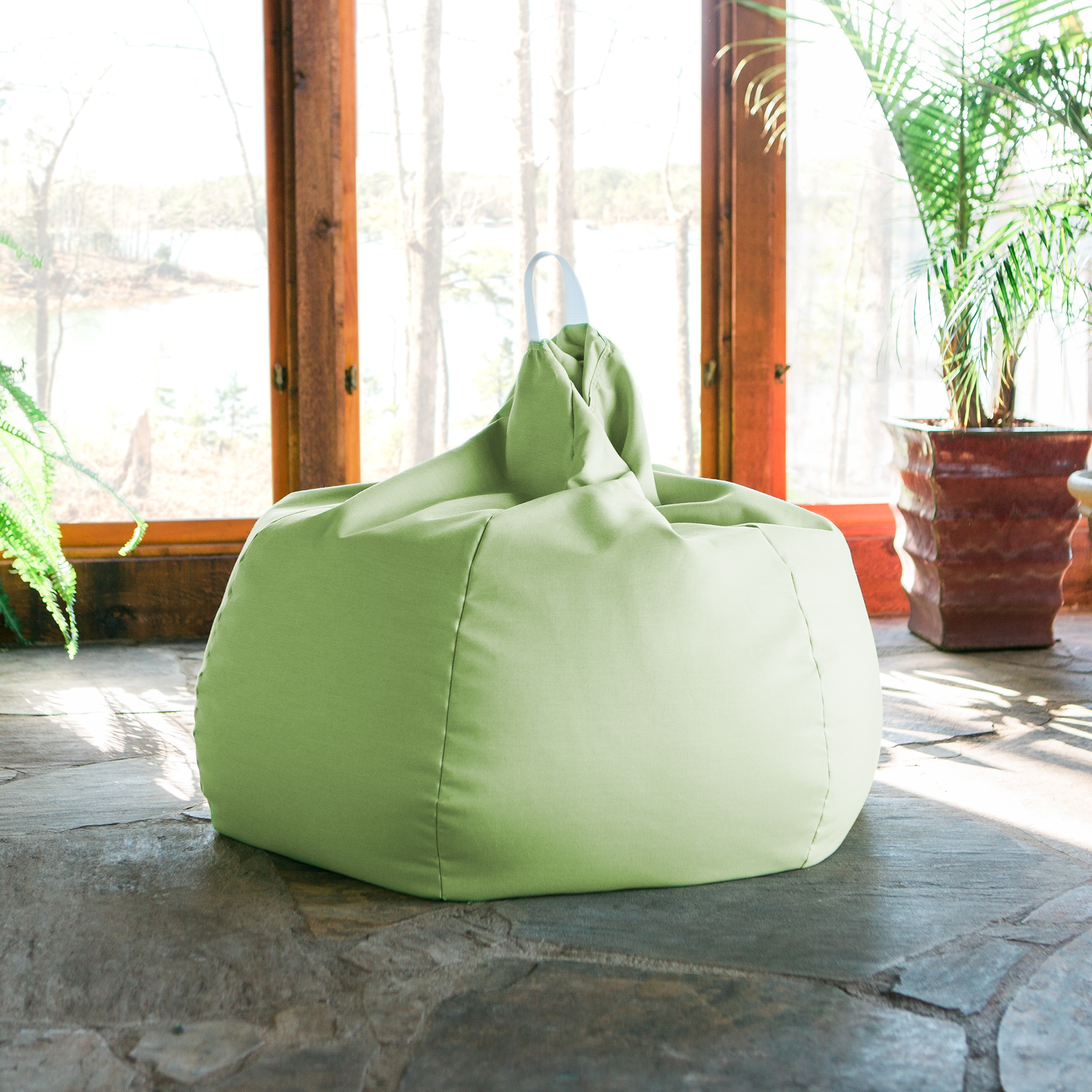 Kiss Outdoor Patio Bean Bag Chair - Parrot