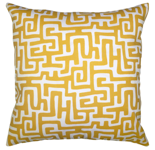 Mesa Yellow Outdoor Pillow