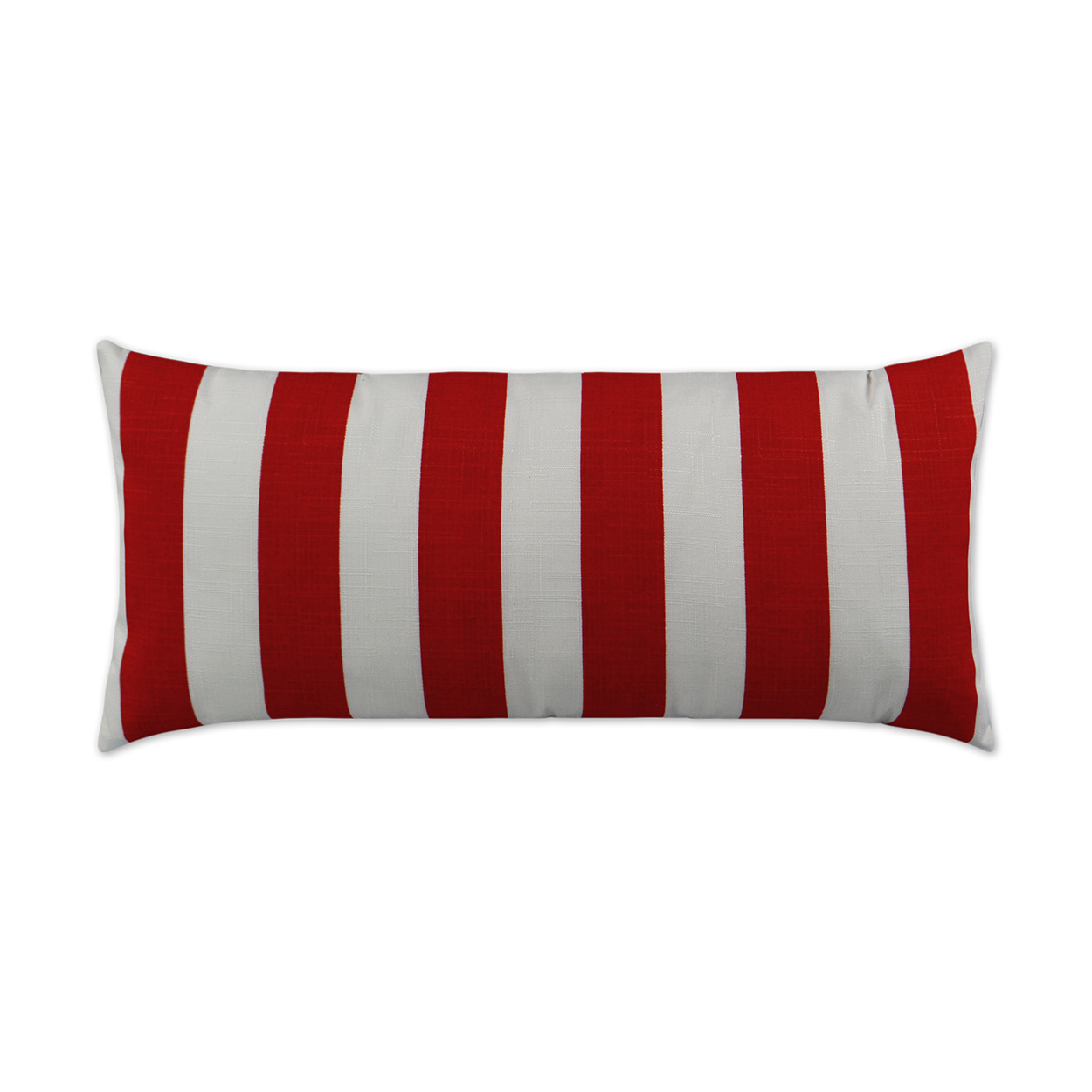 Classics Red Lumbar Outdoor Pillow 24x12