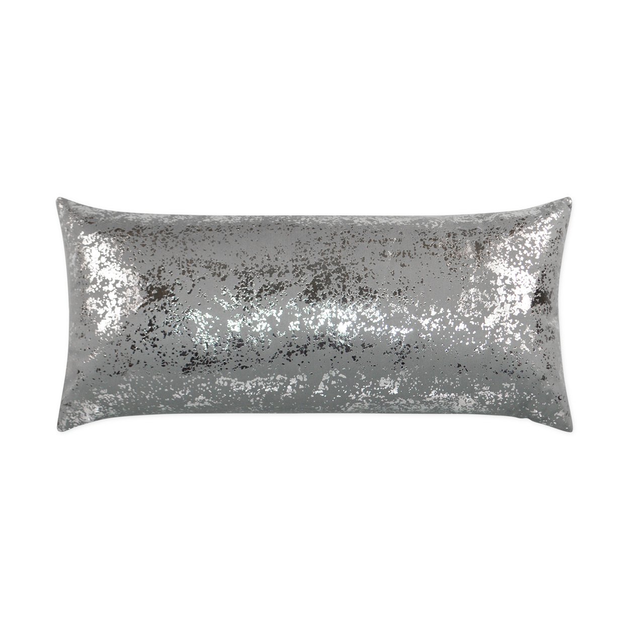 Sand Dune Gray Lumbar Outdoor Pillow 24x12