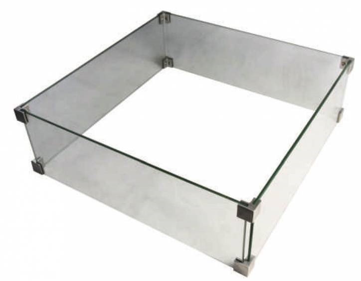 Montreal Bar Height Fire Table Wind Shield