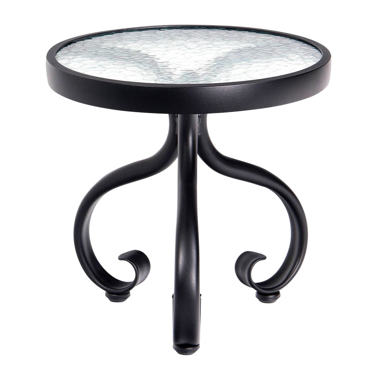 Woodard Ramsgate Aluminum 18" Round End Table With Optional Tops