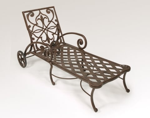 Three Coins Cast Catalina Cast Aluminum Chaise Lounge