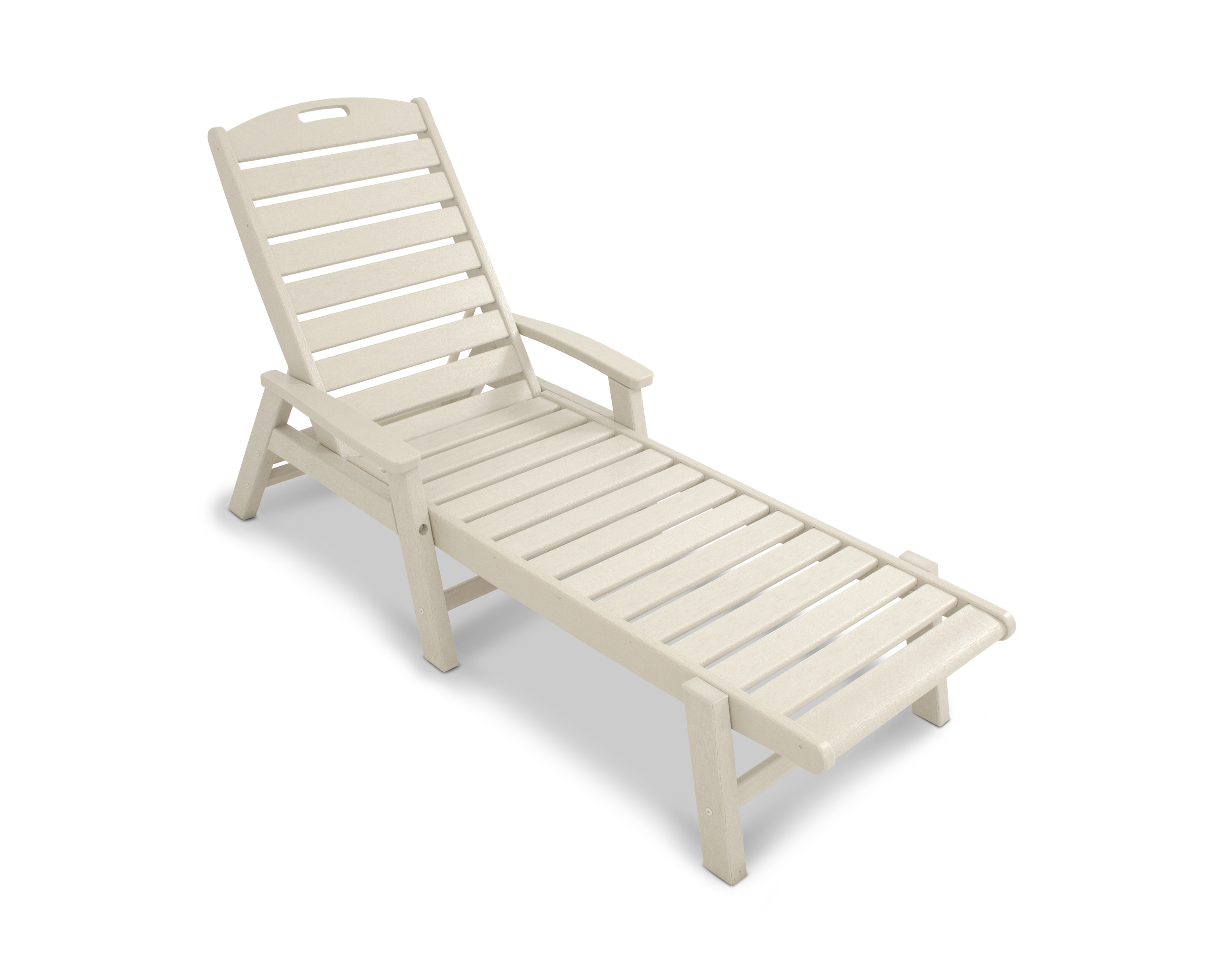 TrexÂ® Outdoor Furnitureâ„¢ Yacht Club Stackable Chaise with Arms