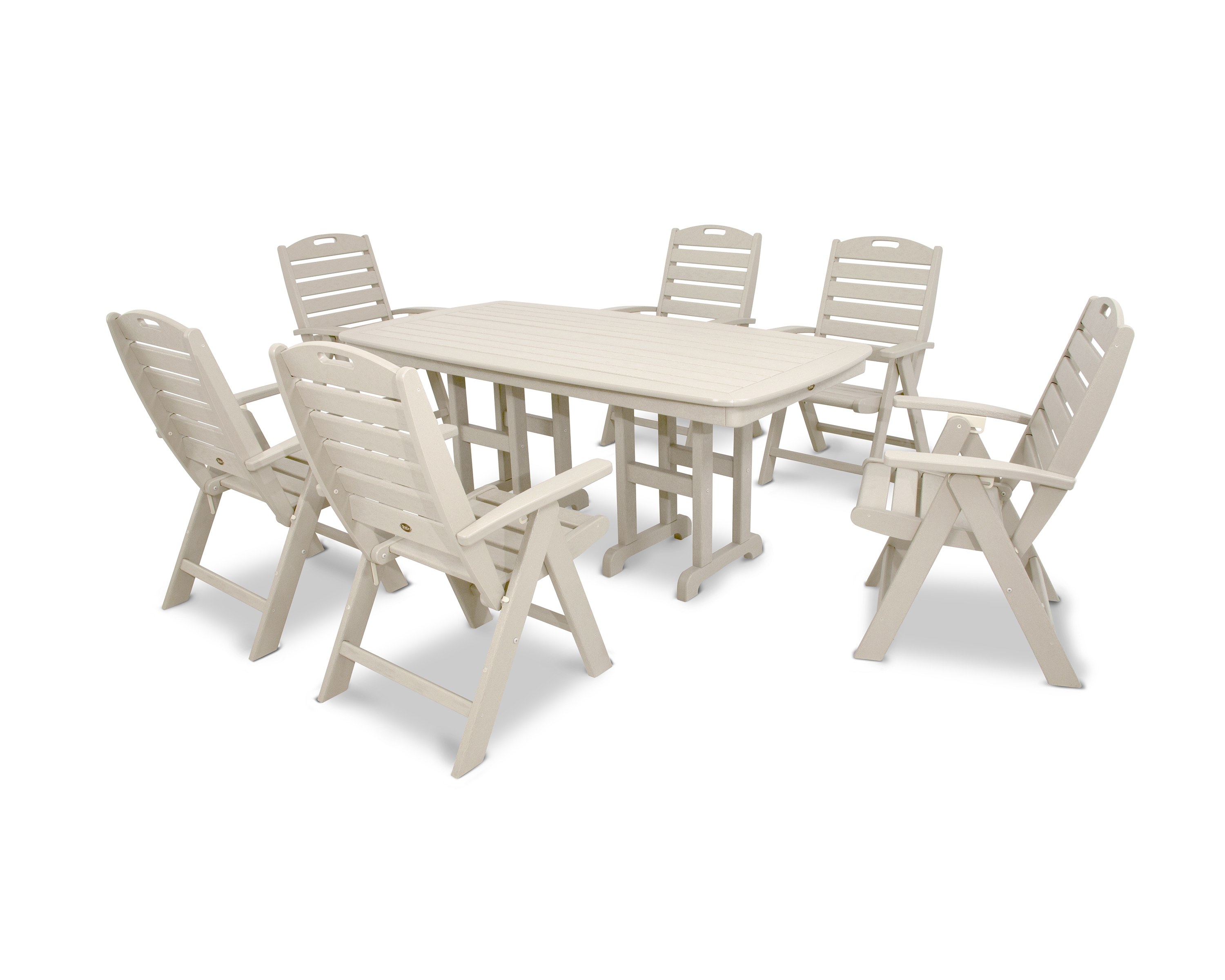Trex® Outdoor Furniture™ Yacht Club Highback 7-Piece Dining Ensemble